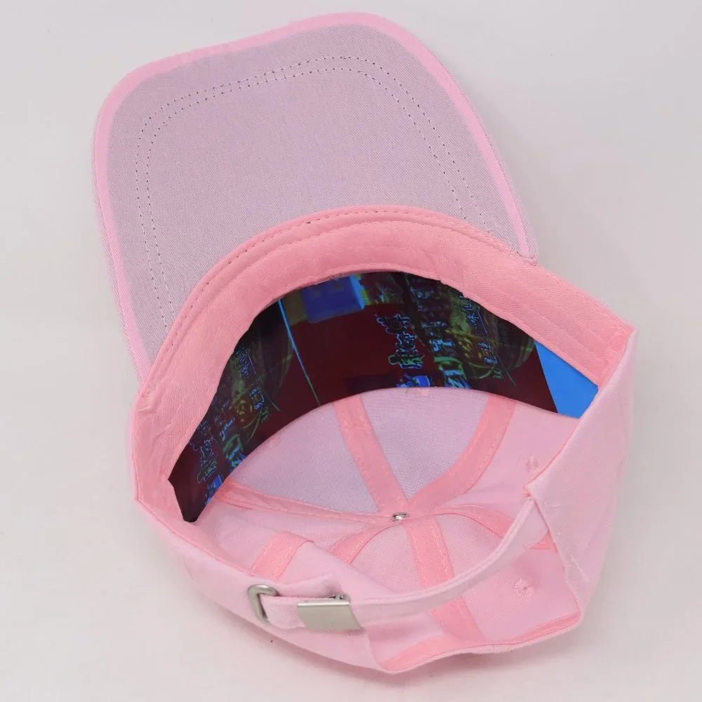 Breast Cancer Awareness Cap Pink Adjustable Strapback Embroidered Ribbon New Hat - Picture 9 of 9